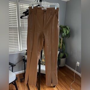 Abercrombie & Fitch Brown leather Pants